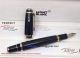 Perfect Replica Best Mont blanc Boheme Bleu Fountain Pen Black Resin Gold Clip (1)_th.jpg